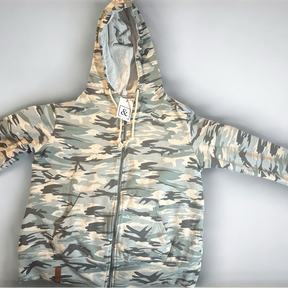 AMPERSAND AVE Camouflage Hoodie